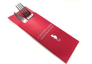 Pochette à couvert personnalisé et imprimé à votre image pour restaurant ou hôtel pochette_couverts