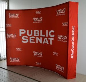 stand exposition Stand exposition 4x3m - toile Walltex 100% polyester M1 - impression quadri sublimation