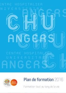 Formation indesign (adobe) pour apprendre la PAO chu_angers_brochure_edition