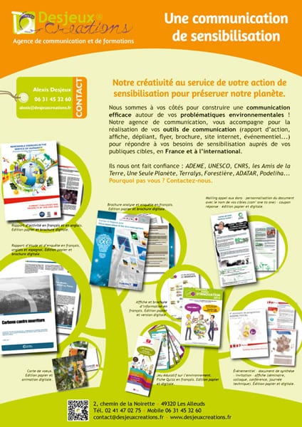 Ecologie : com’ de sensibilisation