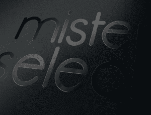 tablier avec votre logo pour restaurant, brasserie, bistrot et bar à vin Etiquettes Vernis sélectif