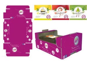 Packaging barquette de fruits et légumes