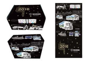 Packaging coffret cadeau Scania France